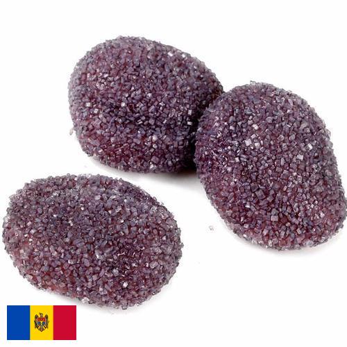 изделия кондитерские сахаристые из Молдовы, Республики