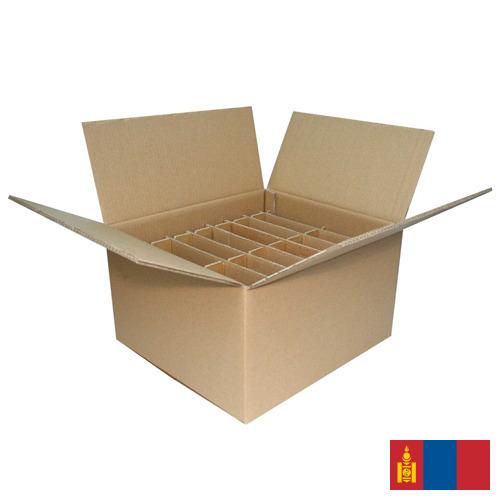 картонная коробка из Монголии