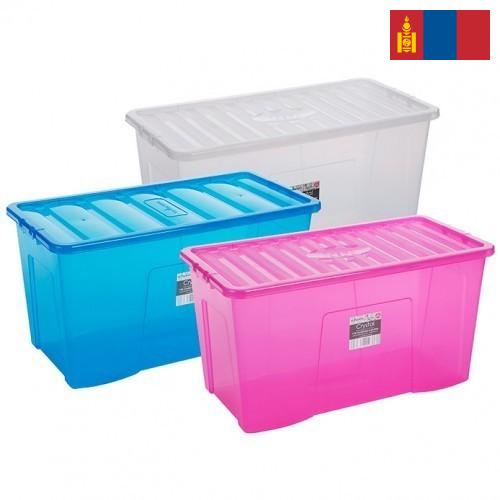 коробка пластиковая из Монголии