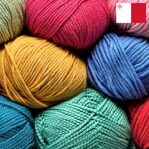 синтетические нити пряжа из Мальты