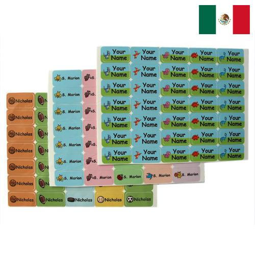 Этикетки клейкие из Мексики