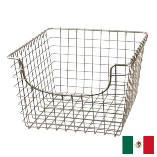 металлические корзины из Мексики