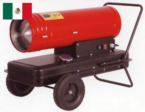 Обогреватели промышленные из Мексики