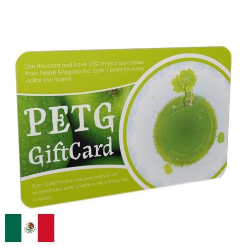 пластиковые карточки из Мексики