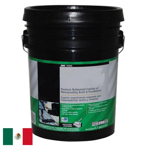 Покрытия каучуковые из Мексики