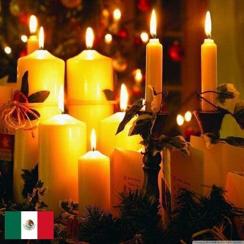 Свечи новогодние из Мексики