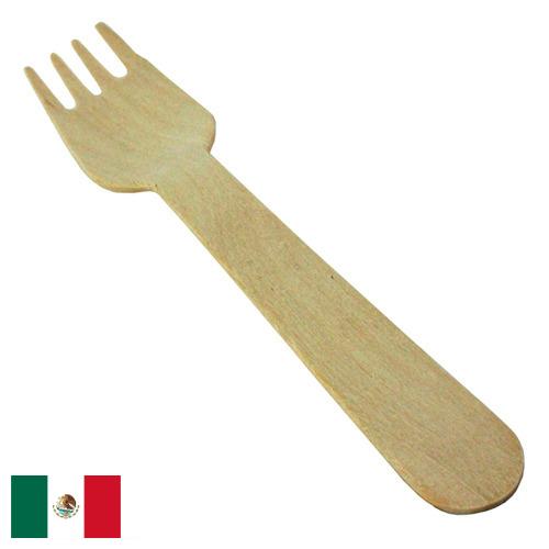 Вилки одноразовые из Мексики