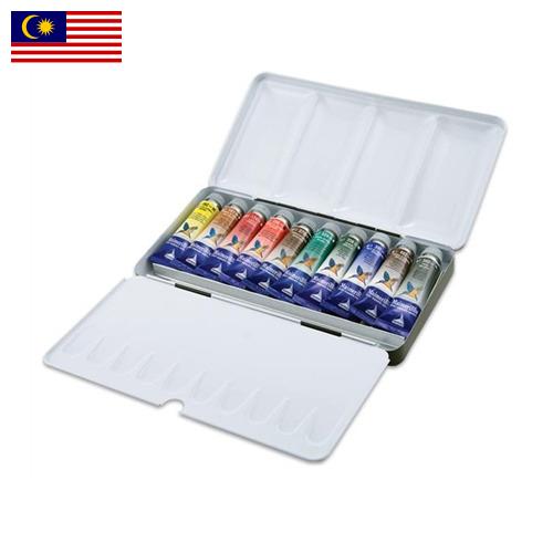 Краски акварельные из Малайзии