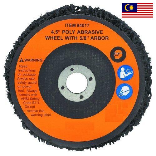 Круги абразивные из Малайзии