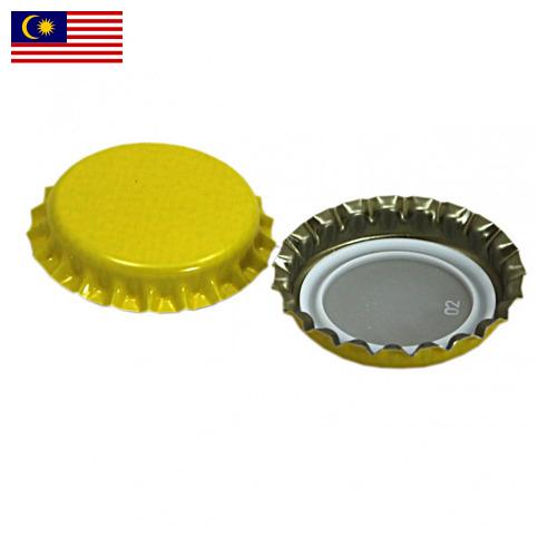 Крышки крончатые металлические из Малайзии