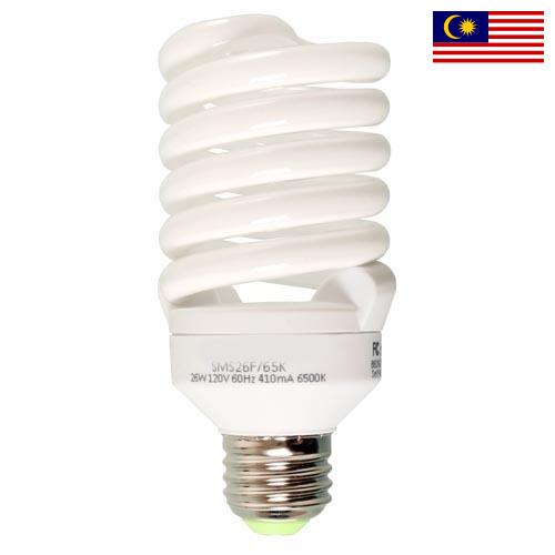 Лампы люминесцентные из Малайзии