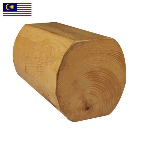 лесоматериалы круглые из Малайзии