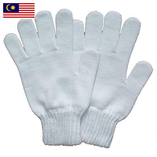 Перчатки хлопчатобумажные из Малайзии