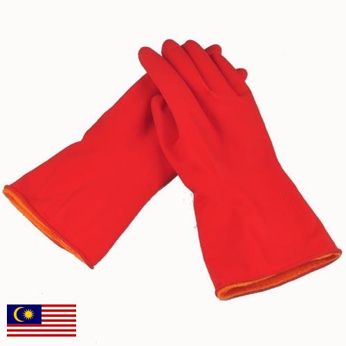 Перчатки хозяйственные из Малайзии