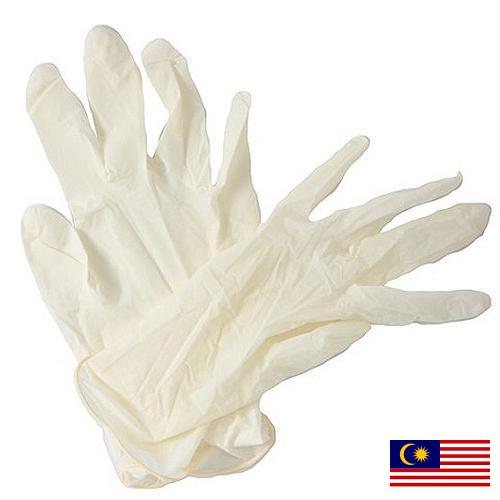 Перчатки виниловые из Малайзии