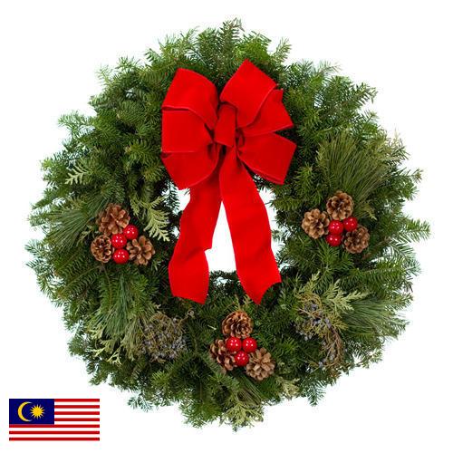 Рождественский венок из Малайзии