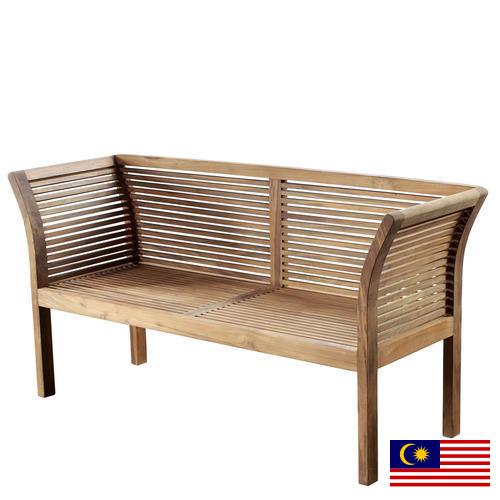 Садовые скамейки из Малайзии