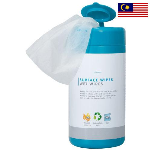 салфетки для очистки из Малайзии