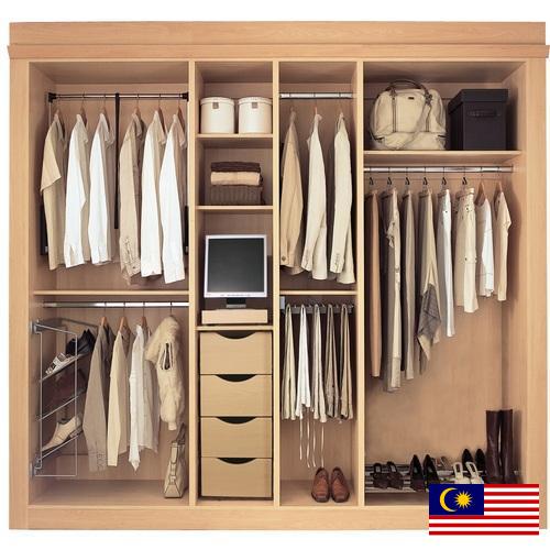 Шкафы гардеробные из Малайзии
