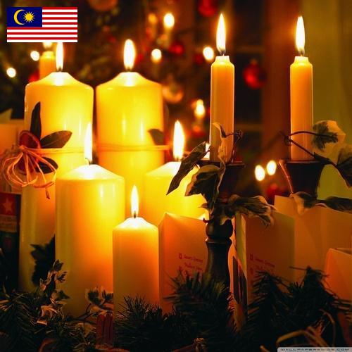 Свечи новогодние из Малайзии