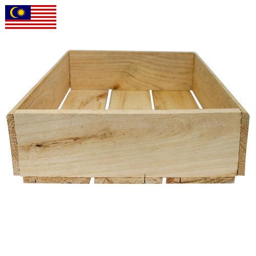 Ящики деревянные из Малайзии