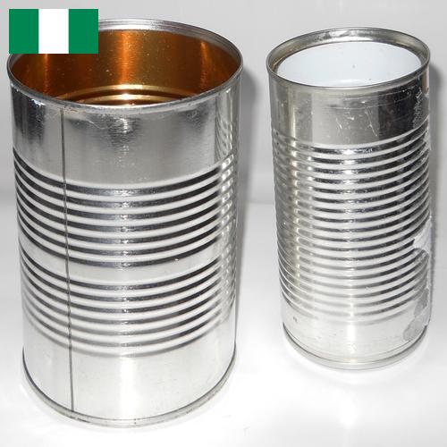 Банки жестяные из Нигерии