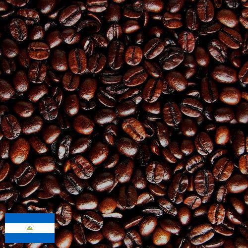 кофе в зернах обжаренный из Никарагуа