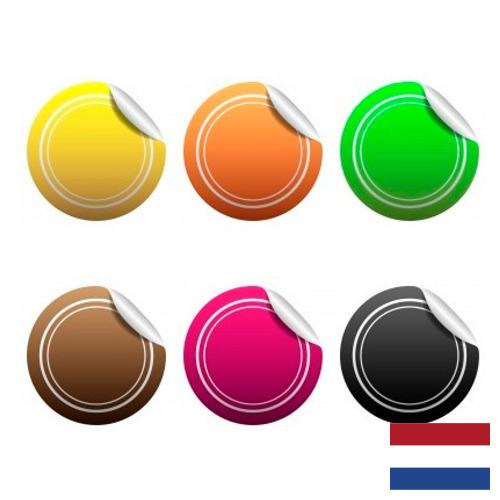 бумажные стикеры из Нидерландов