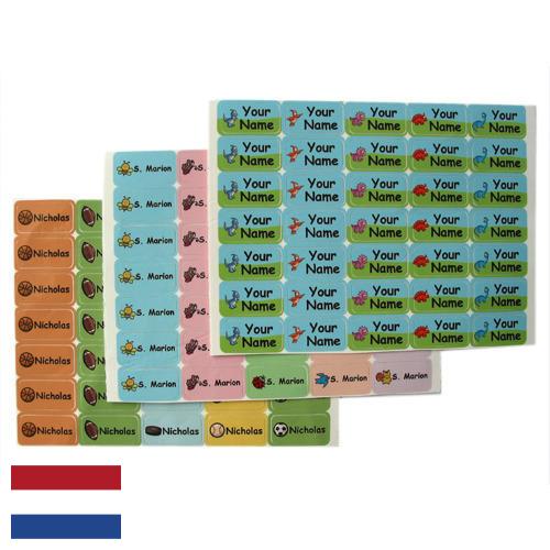 Этикетки клейкие из Нидерландов