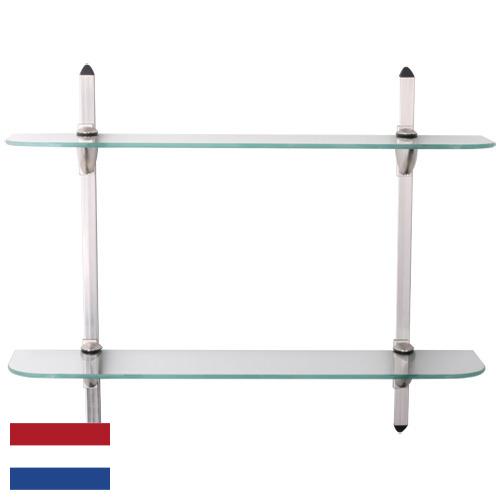 полки из стекла из Нидерландов