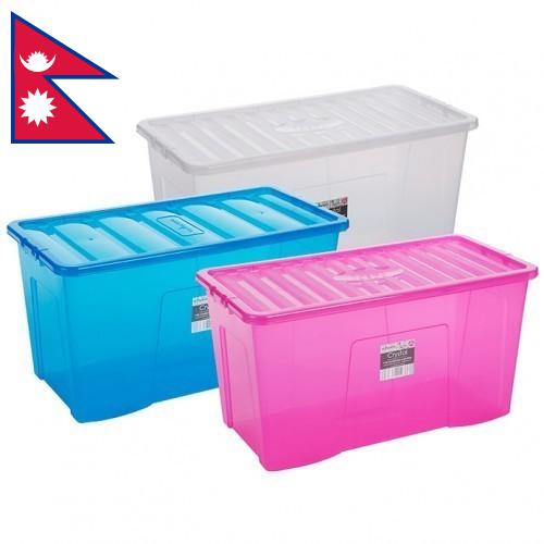 коробка пластиковая из Непала