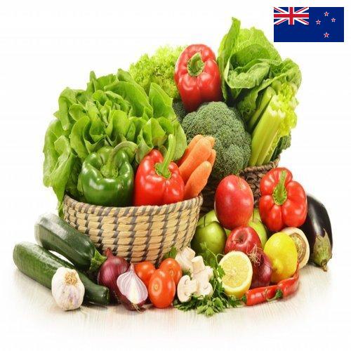 Овощи свежие из Новой Зеландии
