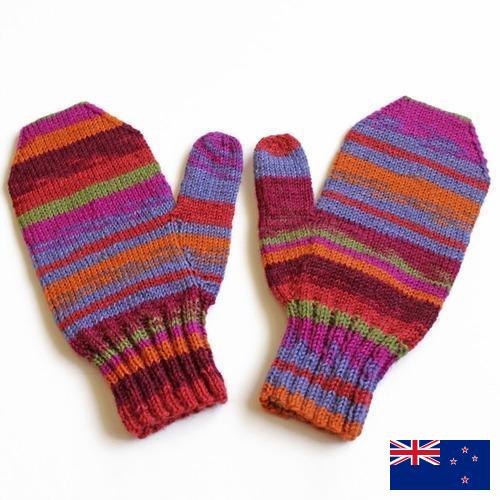 Варежки женские из Новой Зеландии