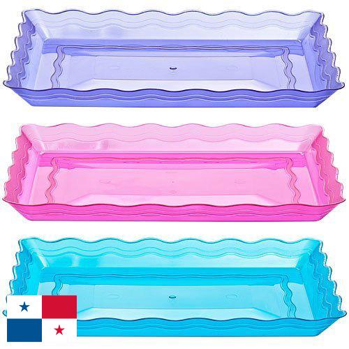 Лотки пластиковые из Панамы