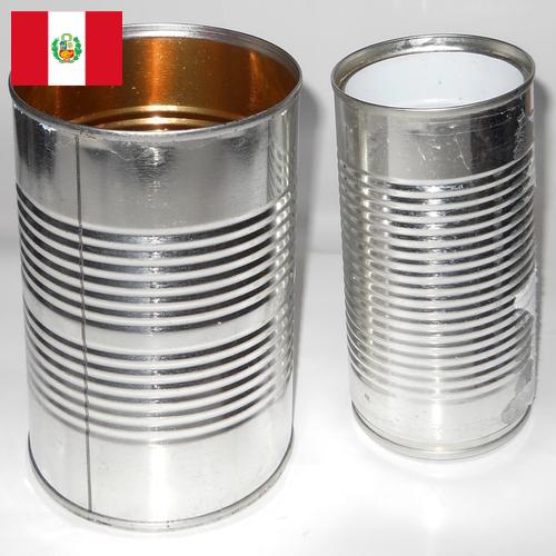 Банки жестяные из Перу