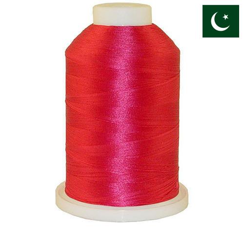 нить полиэфирная из Пакистана