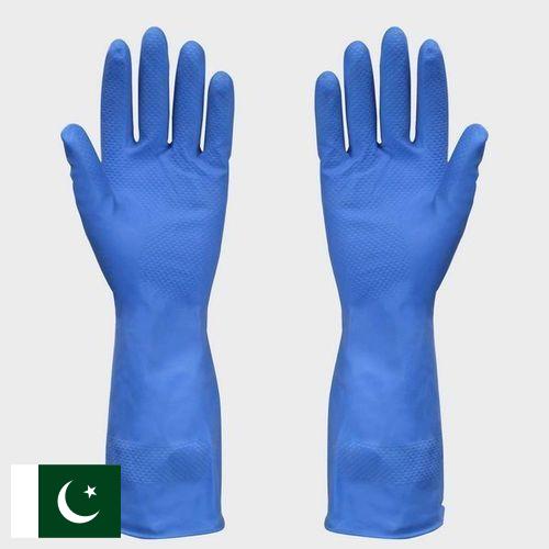перчатки из латекса из Пакистана