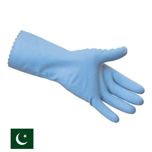 перчатки резиновые из Пакистана