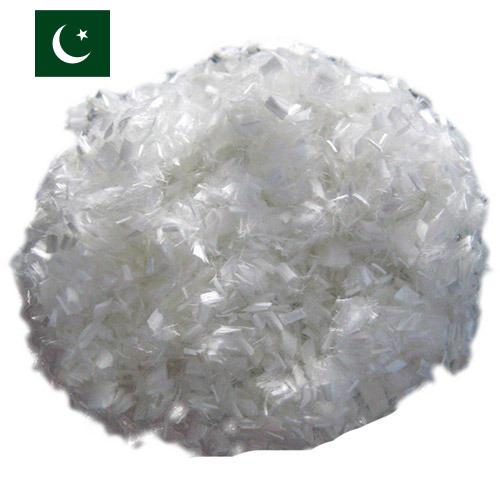Волокно полиэфирное из Пакистана