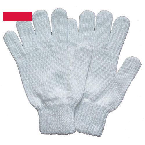 Перчатки хлопчатобумажные из Польши