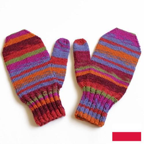 Варежки женские из Польши