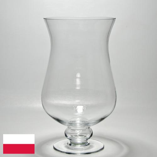 ваза из стекла из Польши