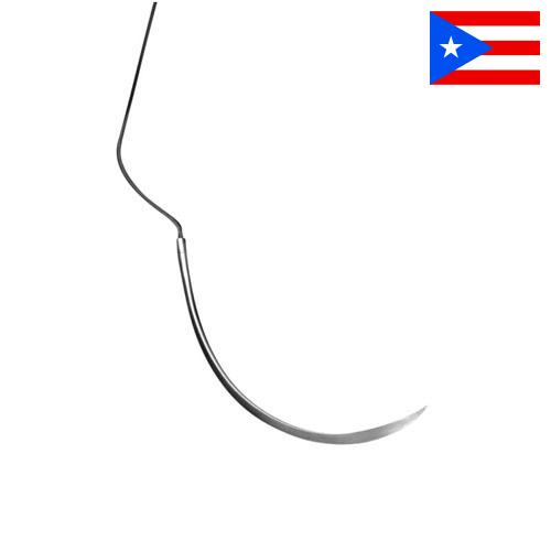 Иглы хирургические из Пуэрто-Рико