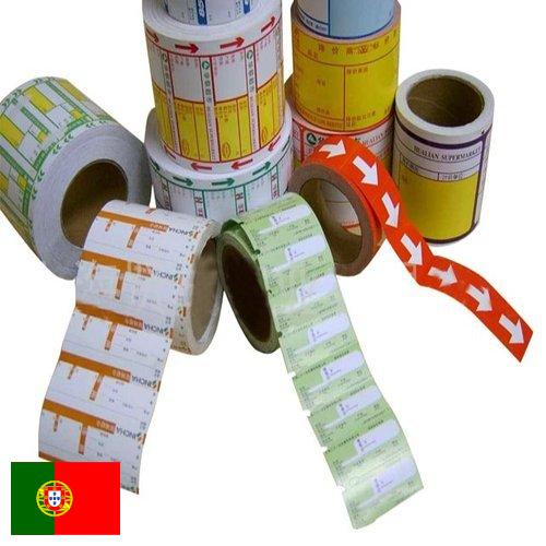 Этикетки самоклеящиеся из Португалии