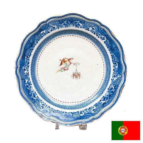 тарелка фарфоровая из Португалии