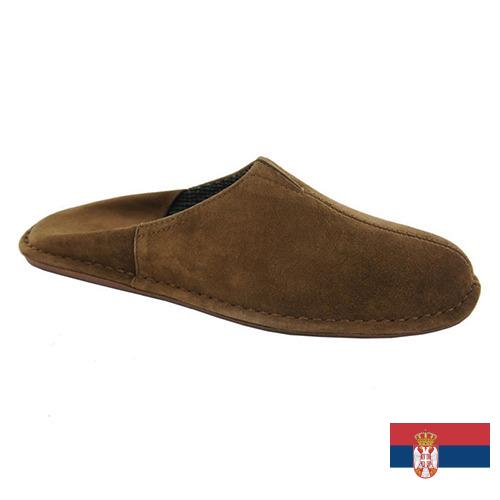 Мужские тапочки из Сербии