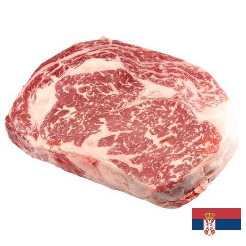замороженного мясо из Сербии