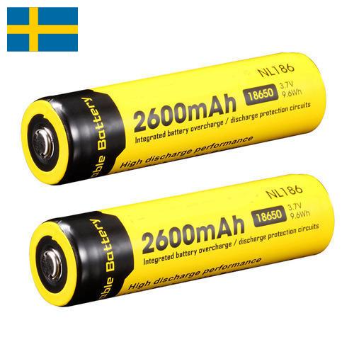 Аккумуляторы литиевые из Швеции