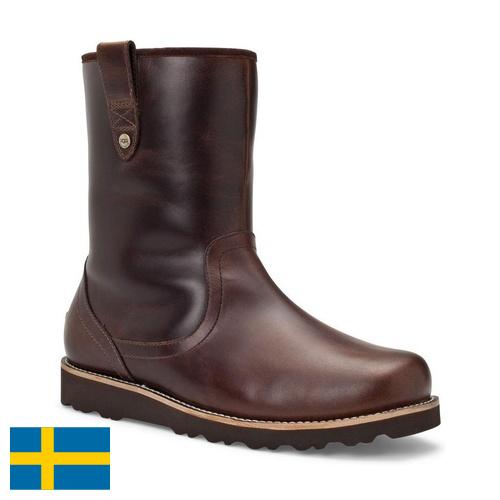 ботинки мужские кожаные из Швеции