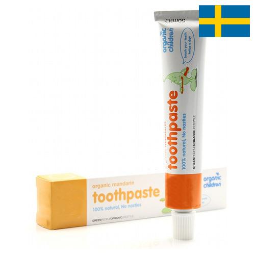 Детская зубная паста из Швеции